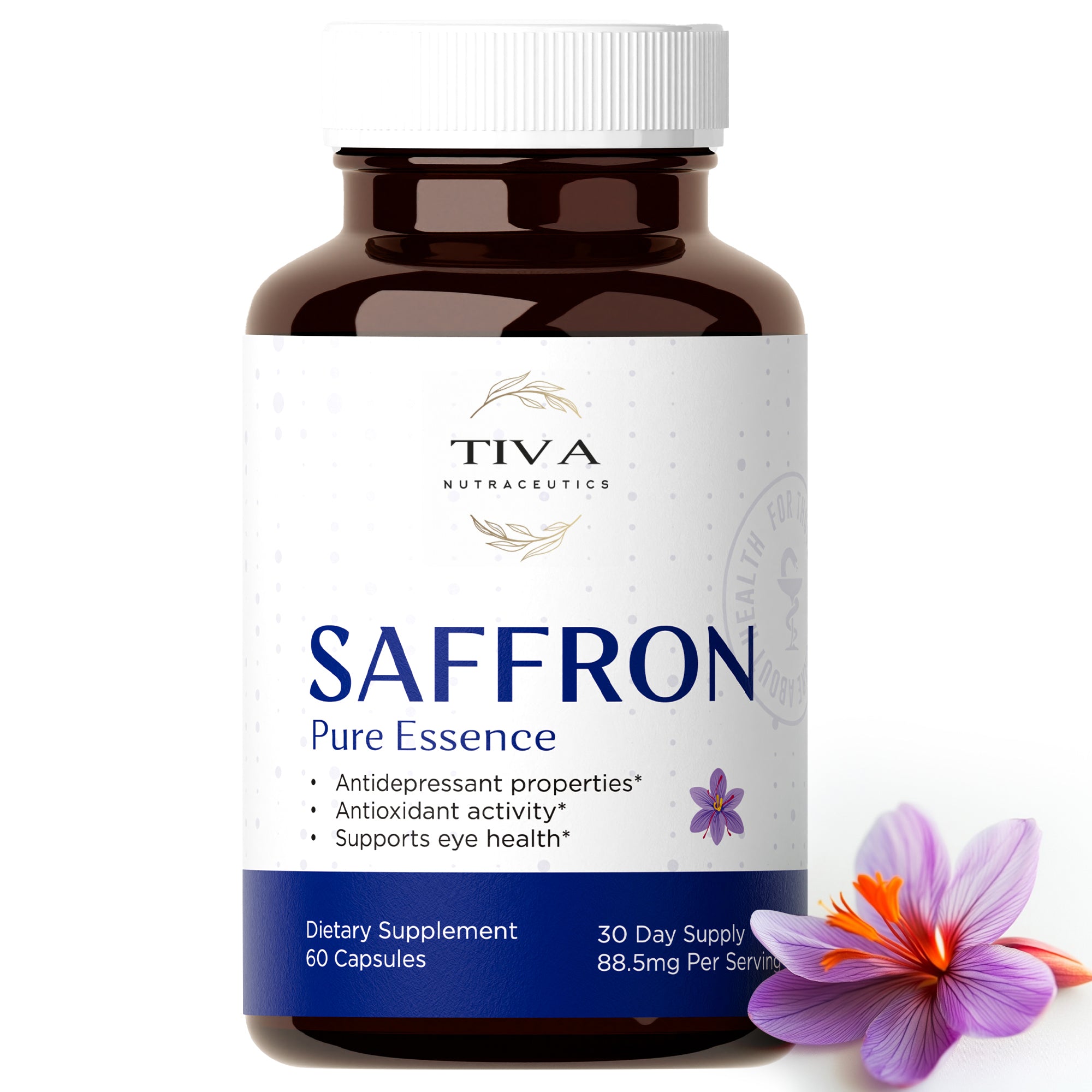 Saffron Pure Essence 60 caps — Natural Support for Mood and Well-being