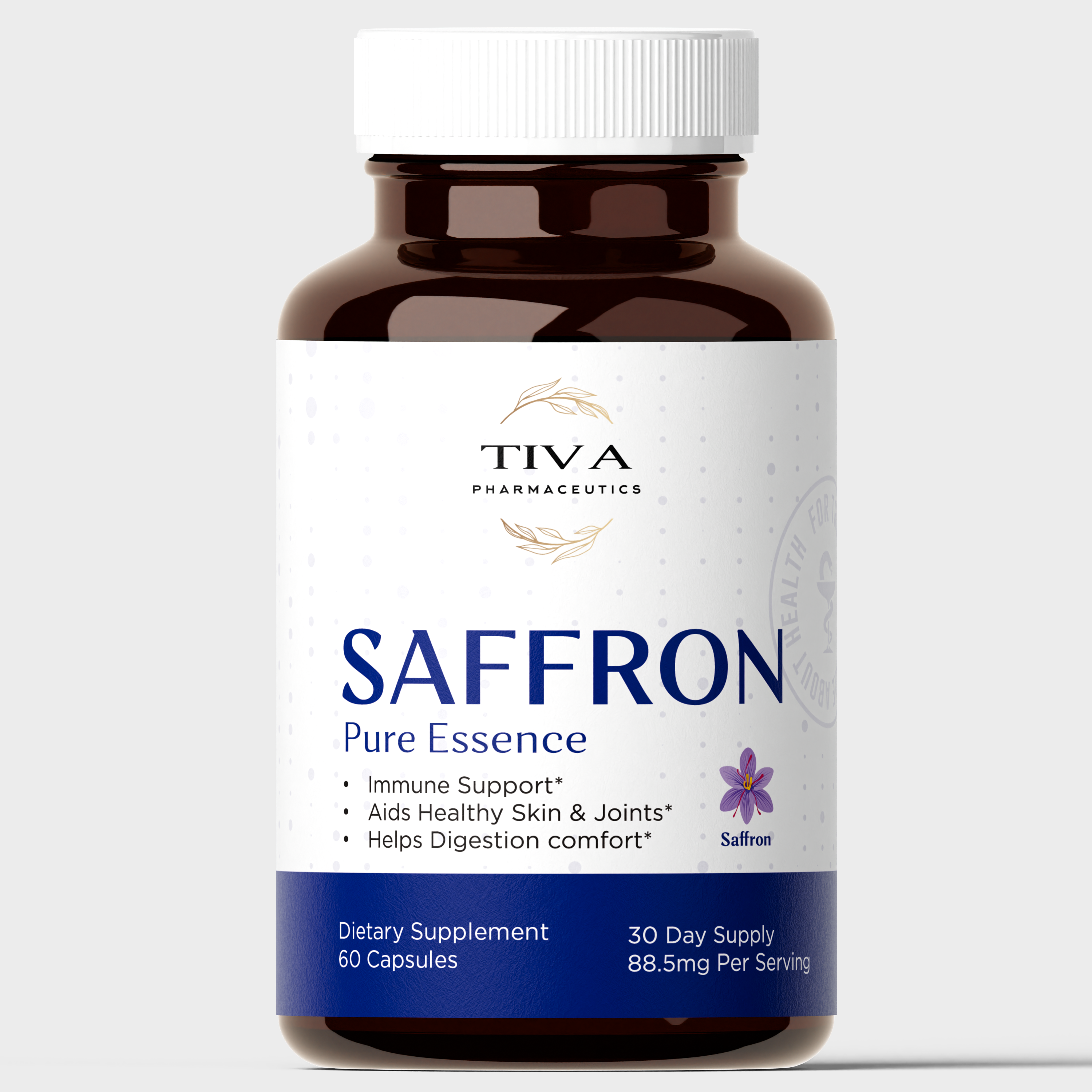 Saffron Pure Essence 60 caps — Natural Support for Mood and Well-being