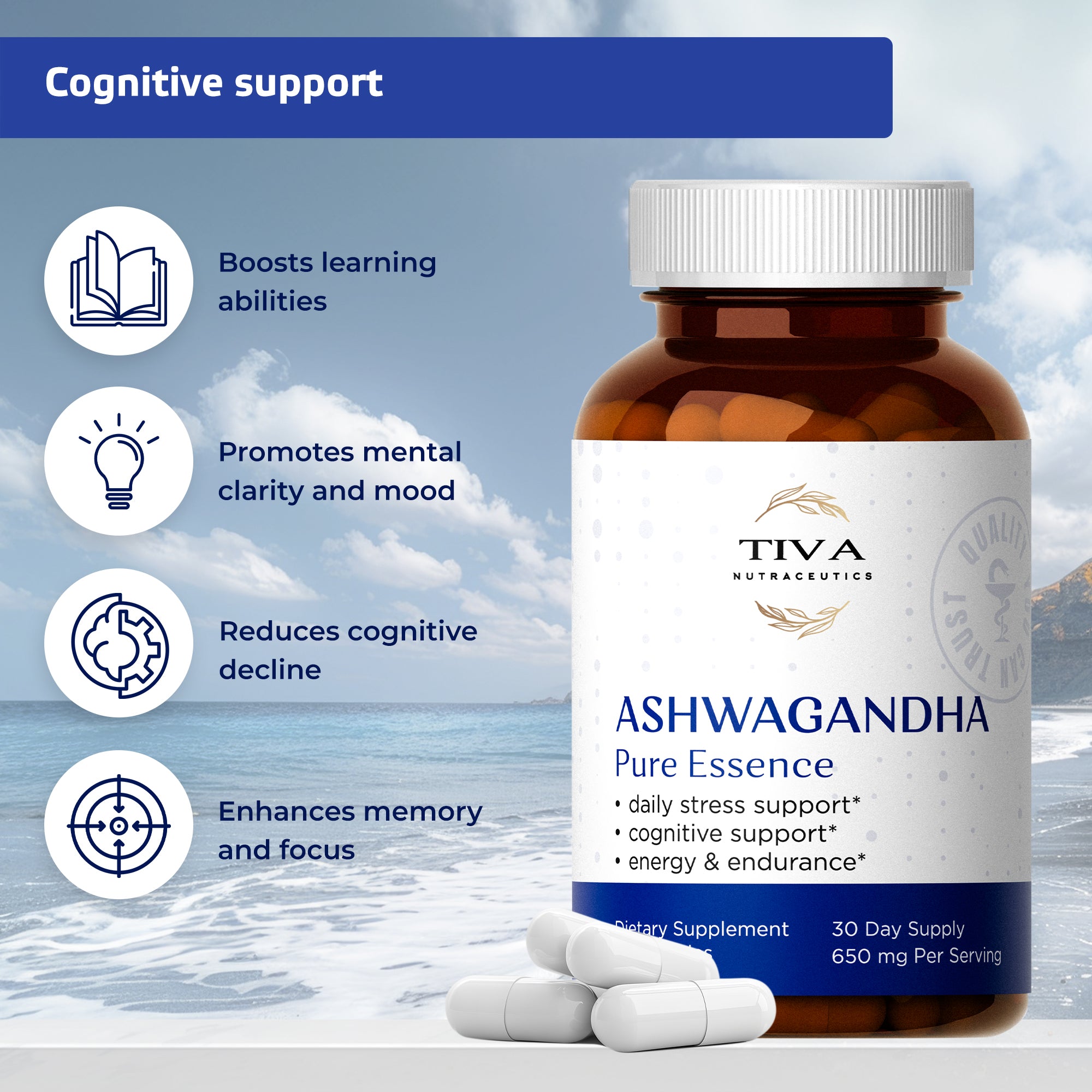 Ashwagandha PURE Essence 60 Capsules