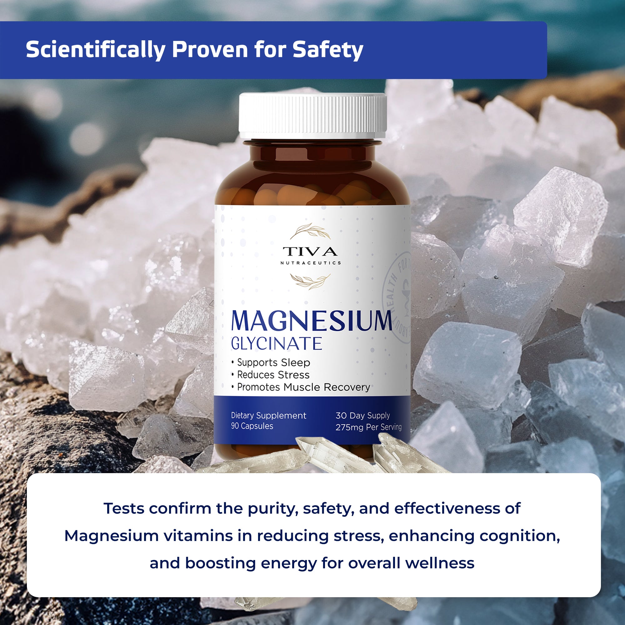 Magnesium glycinate 90 caps — Highly Absorbable Magnesium for Optimal Health